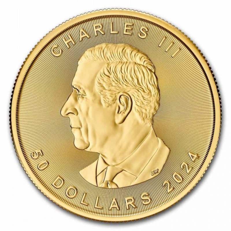 2024 Canadian Maple Leaf 1 oz Gold Coin