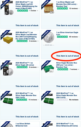 Bullion shortage panic - what to do
