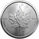 2024 Canadian Maple Leaf 1 oz Silver Coin