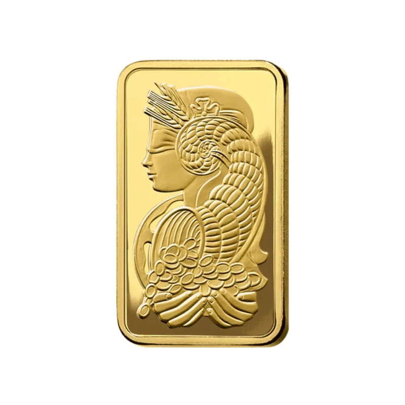 1 oz Gold PAMP Suisse Fortuna Veriscan Bar