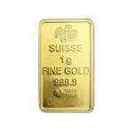1 gram Gold Pamp Suisse Veriscan Fortuna Bar