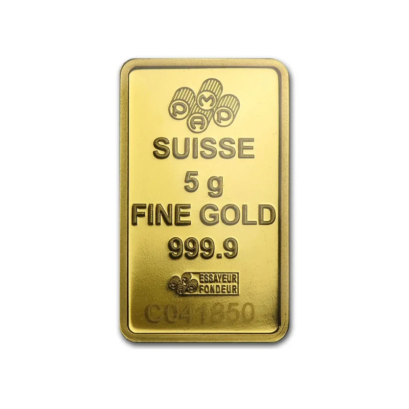 5 gram Gold Pamp Suisse Veriscan Fortuna Bar