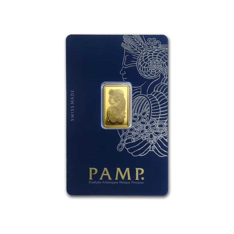 5 gram Gold Pamp Suisse Veriscan Fortuna Bar